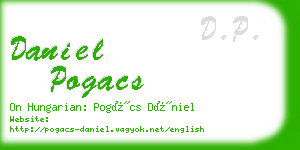 daniel pogacs business card